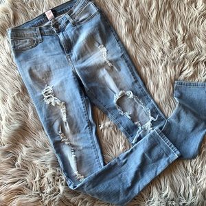 Fashion Nova Glistening Jeans Medium Wash